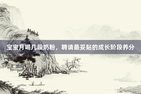 宝宝月喝几段奶粉,聘请最妥贴的成长阶段养分